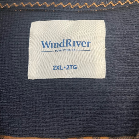 WindRiver Mens Long Sleeves Flannel Shirt Size 2XL - Picture 8 of 9